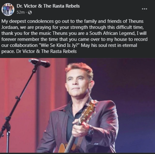 Theuns Jordaan death