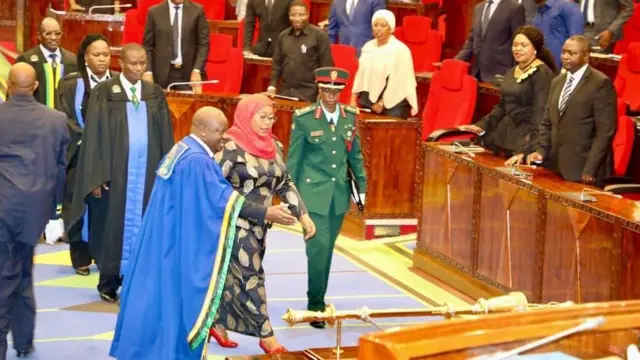 Rais Samia na Spika Ndugai