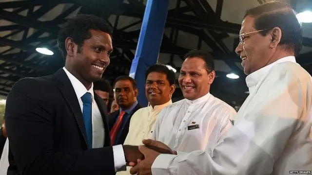 නායක මැතිව්ස්, ක්‍රීඩා ඇමතිවරයා සහ ජනපතිවරයා සමග