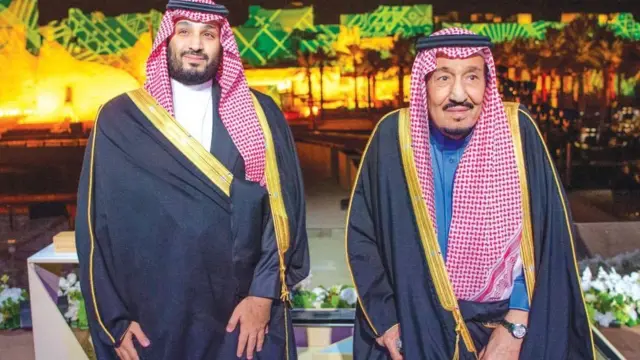 King Salman and Son