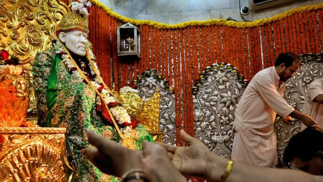 દિલ્હીમાં આવેલાં સાઈબાબાના મંદિરની તસવીર