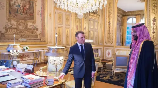 Emmanuel Macron, Mohammad bin Salman