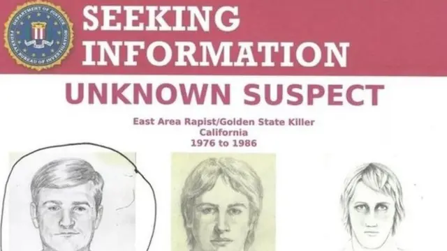 Foto de la policía ofreció en su momento una recompensa a quien pudiera dar información sobre el paradero del sospechoso.