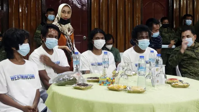 Empat nelayan Indonesia, Filipina, Abu Sayyaf