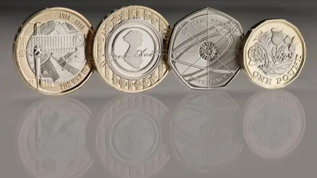 2017年春季英国将发行新的英镑系列硬币