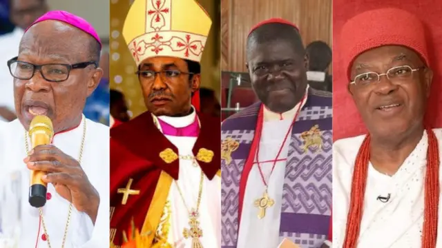 Ndị Archbishop na ụfọdụ ndị igwe binyere aka n'akwụkwọ ozi ahụ