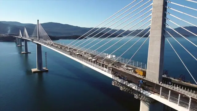 A ponte Pelješac construída pelos chineses na Croácia