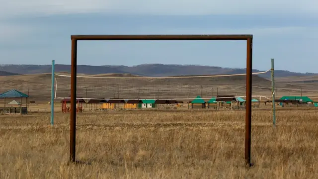 Турбаза близ озера Белё в Хакасии