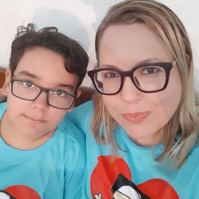 Milena e seu filho