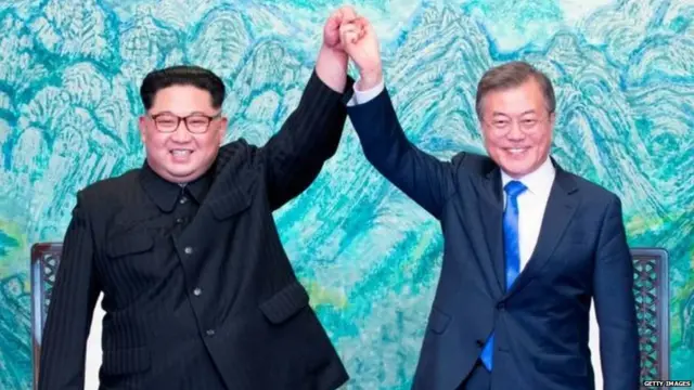 ਕਿਮ ਜੋਂਗ-ਉਨ ਤੇ ਮੁਨ ਜੇ-ਇਨ