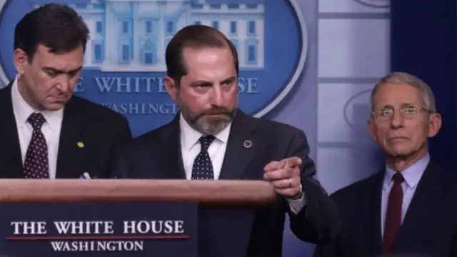 Alex Azar, umunyamabanga ushinzwe ubuzima w'Amerika, yavuze ko izo ngamba nshya zizatangira ejo ku cyumweru