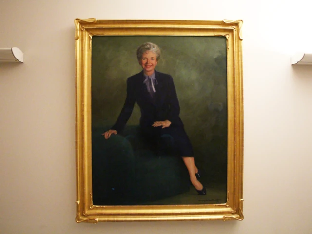 Pintura de Mary Maxwell en la Universidad de Washington.