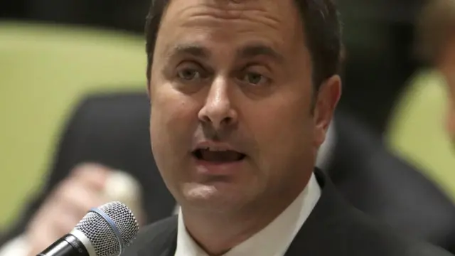 Премьер-министр Люксембурга Ксавье Беттель