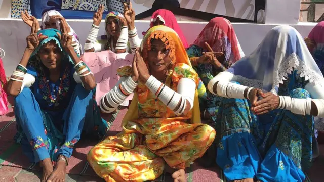 تھر کی خواتین کا احتجاج