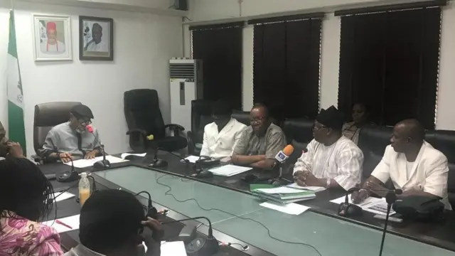 Ministan kwadago tare da wakilan kungiyar ASUU