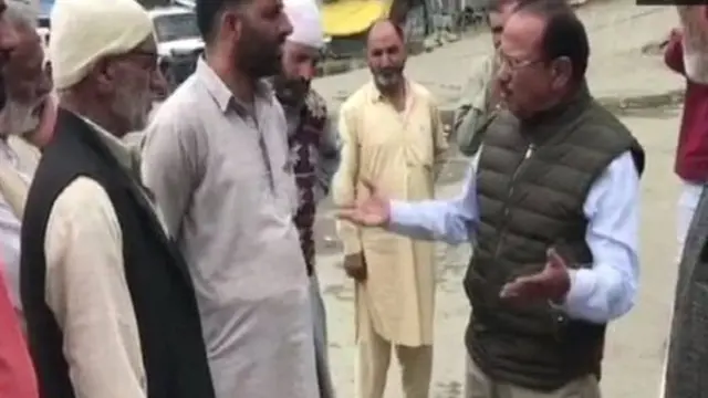 अजीत डोभाल कश्मीर में