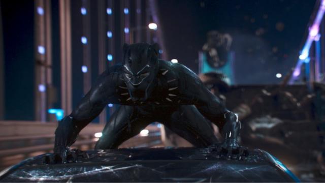 A scene from Black Panther