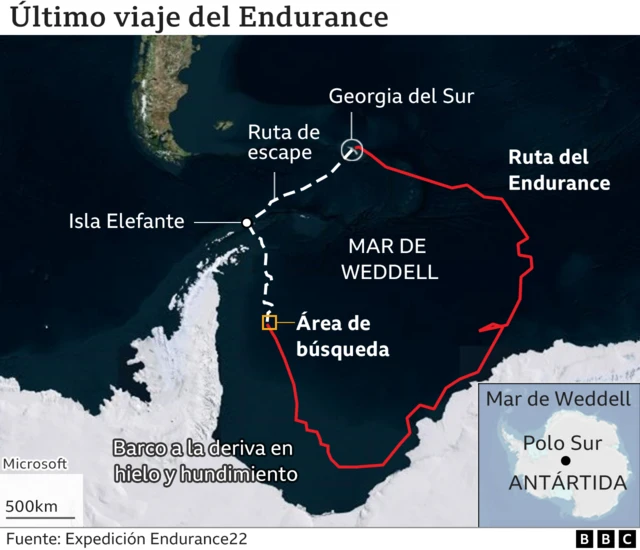 El último viaje del Endurance
