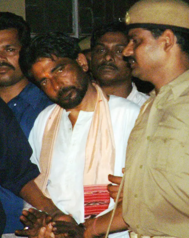 ஆயுட்தண்டனை பெற்ற தாரா சிங் (2003ம் ஆண்டு செப்டம்பர் 22ம் தேதி எடுக்கப்படம்)