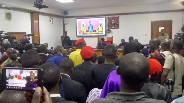 Kesi iliendeshwa kwa njia ya video wakati Bobi Wine akiwa gerezani Luzira