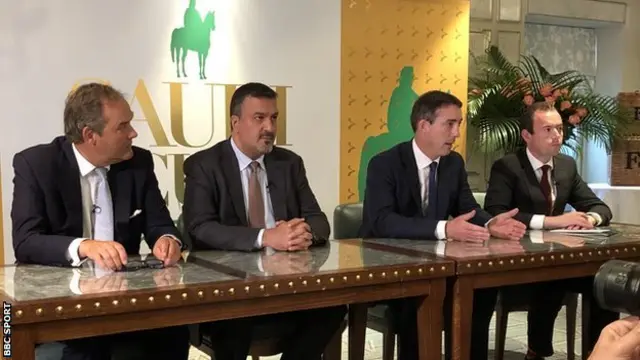 أقيم مؤتمر صحفي للإعلان عن كأس السعودية لسباق الخيول في لندن