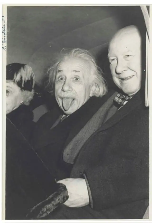 Albert Einstein, com Frank Aydelotte e esposa