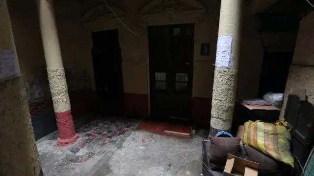 Interior da casa onde ocorreu o massacreBarrios Altos