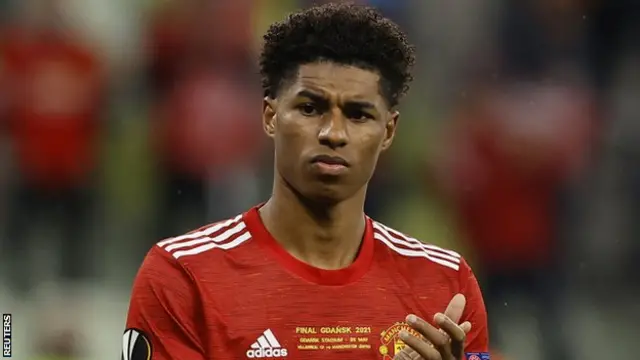 Manchester United striker Marcus Rashford