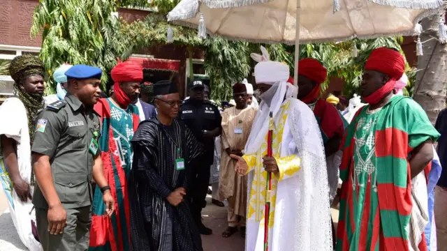 Nasir El-Rufai pẹlu Lamido Sanusi