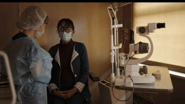 Окулист - один из самых востребованных врачей в медицинском поезде