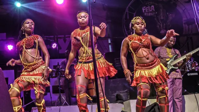 Femi Kuti Dancers for 'One People One World' for New Afrika Shrine. 25 February 2018