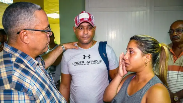 Familiares de las víctimas