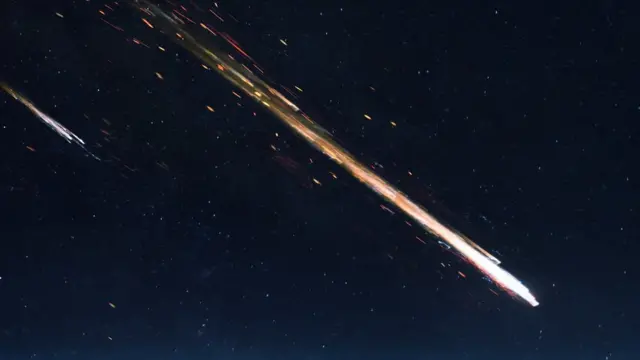 Взрыв метеорита мог выглядеть и так