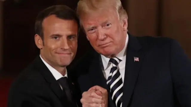 آقای مکرون چند روز پیش برای مذاکره درباره توافق هستهای ایران به واشنگتن رفت