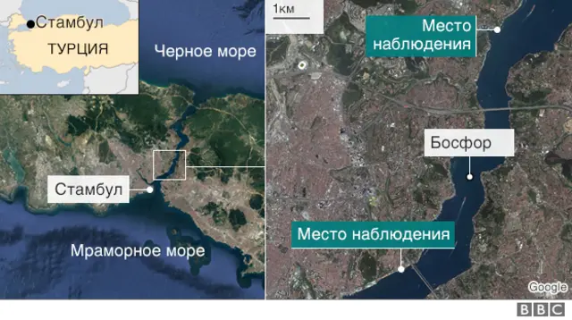 Карта Босфора