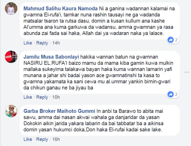 Ra'ayoyin jama'a a Facebook