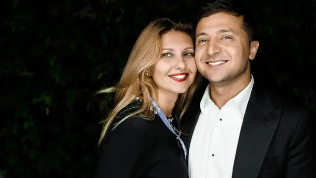 Володимир та Олена Зеленські