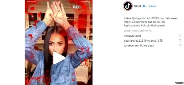 ટિક ટૉક પોસ્ટ