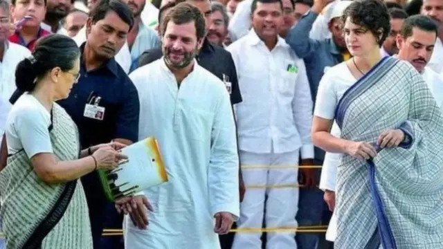 सोनिया, राहुल और प्रियंका