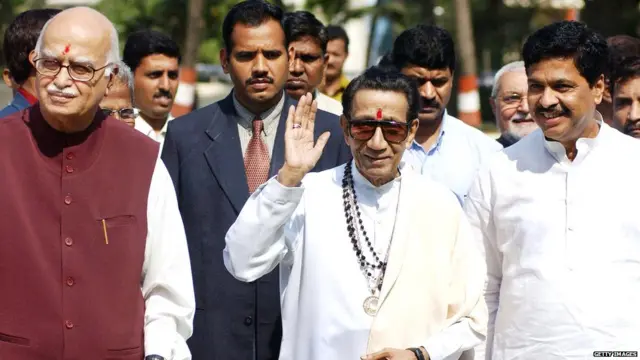 लालकृष्ण आडवाणी, बाळासाहेब ठाकरे, प्रमोद महाजन