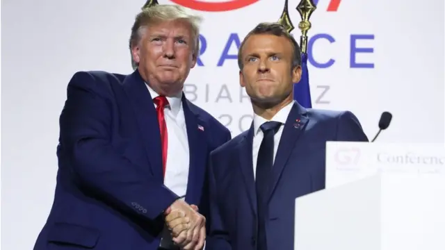 Trump y Macron