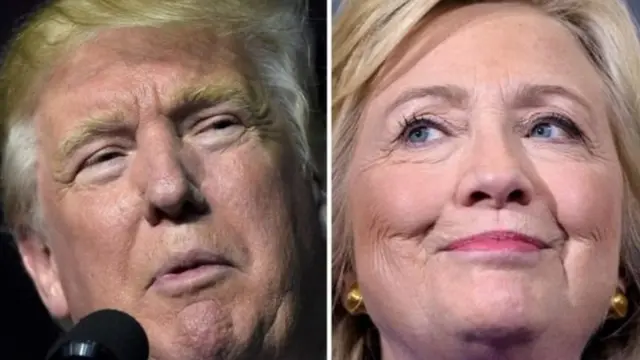 ट्रंप और क्लिंटन