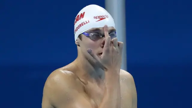 Nadador canadiense Santo Condorelli