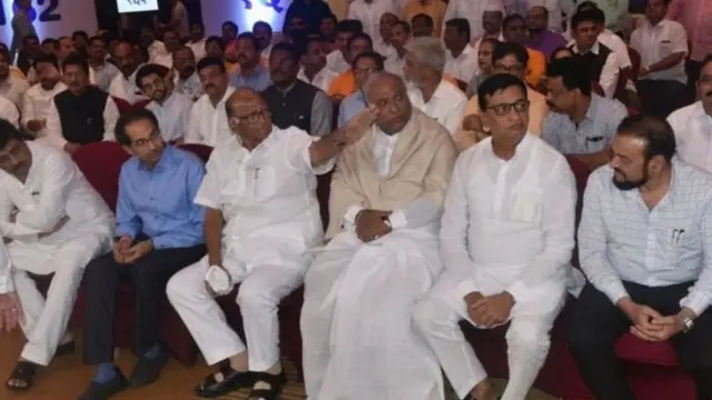 शरद पवार, उद्धव ठाकरे, संजय राऊत