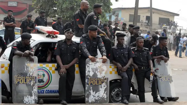 Police dey ground as protest dey happen