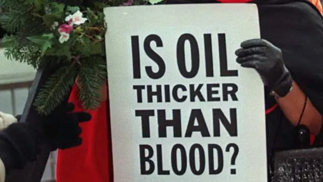 Ken Saro-Wiwa widow in London 1996