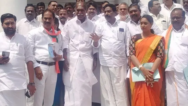 'புதுச்சேரி காங்கிரஸ் ஆட்சி இழப்புக்கு பின்னால் நாங்கள் இல்லை' - பாஜக