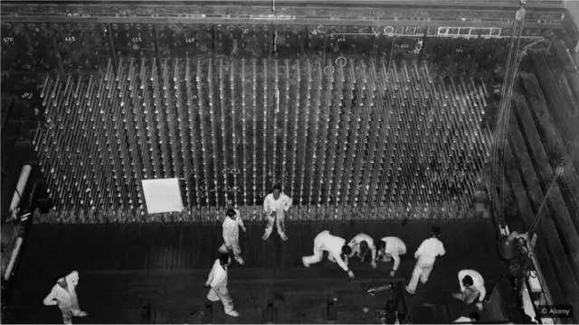 The Reactor B at Hanford was used to process uranium into weapons grade plutonium for the Fat Man atomic bomb that was dropped on Nagasaki (Credit: Alamy)