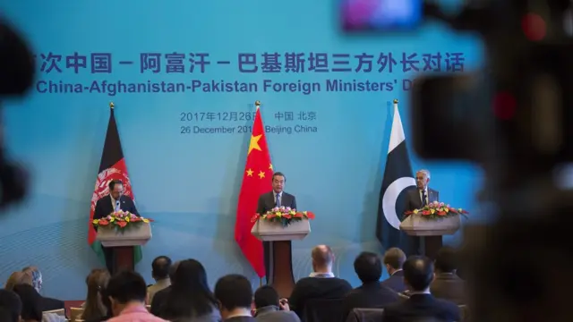 বেইজিং এ চীন-পাকিস্তান-আফগানিস্তানের ত্রিপক্ষীয় বৈঠক।