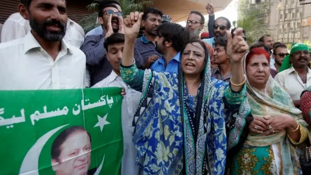 नवाज़ शरीफ़ के समर्थक